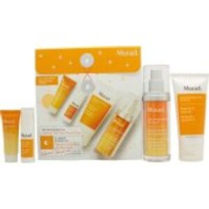 Murad The Derm Report Getting That Post-Facial Glow Gift Set 60ml Cleaner + 30ml Dark Spot Correcting Serum + 10ml Face Exfoliator + 5ml Eye Dark Circle Corrector