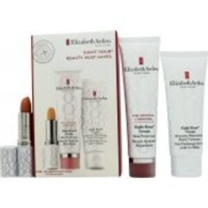 Elizabeth Arden Eight Hour Cream Gift Set 50ml Cream + 75ml Hand Treatment + 3.7g Protecting Lip Stick SPF15
