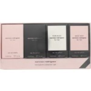 Narciso Rodriguez For Her Miniatures Gift Set 5ml EDT + 5ml EDP + 5ml Pure Musc EDP + 5ml Musc Noir EDP