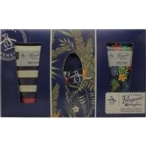 Original Penguin Gift Set 150ml White Fir & Sage Body Wash + 150ml Bergamot & Vetiver Body Wash + 1 Pair Socks