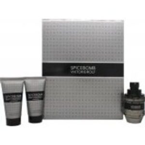 Viktor & Rolf Spicebomb Gift Set 50ml EDT + 50ml Non-Foaming Shaving Cream + 50ml Aftershave Balm