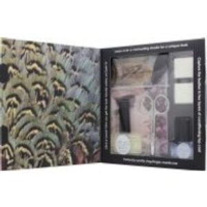 Ciate Feathered Manicure Ruffle My Feathers Gift Set 5ml Chincilla Nail Polish + 13ml Speed Coat Pro + Scissors + Nail File Block + Genuine Feathers