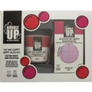 Bubble Up Cherry Berry Bath & Body Gift Set 210g Big Bath Bar Berry & 220g Body Butter Cherry Nice