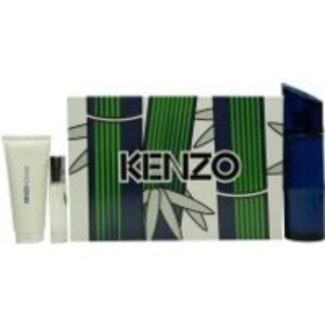 Kenzo Homme Eau de Toilette Intense Gift Set 110ml EDT + 10ml EDT + 75ml Shower Gel